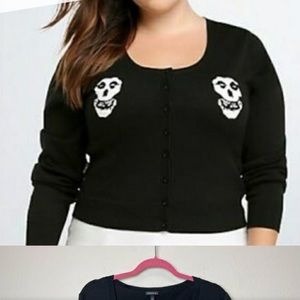 Torrid Misfits Crop Cardigan sz 2
